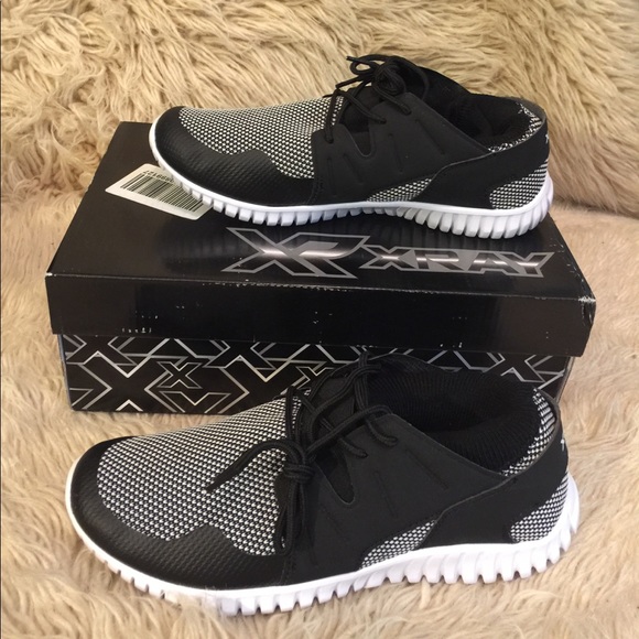 Xray Other - Black & white XRAY Zoom Men's Sneakers, size 8.5